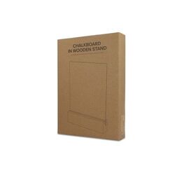 Tableau noir dans un support en bois