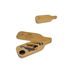 Coffret à vin en bambou