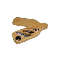 Coffret à vin en bambou