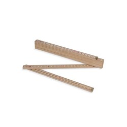 Règle pliante en bois 2m premium, naturel