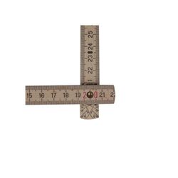 Règle pliante en bois 2m premium, naturel
