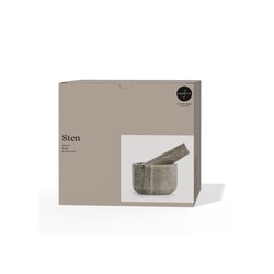 Sagaform Sten Travertine Mortier et Pilon