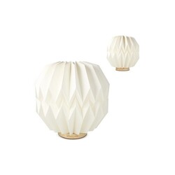 Lampe LED en papier pliable Coollux Luna 25cm, inspirée de l'Origami