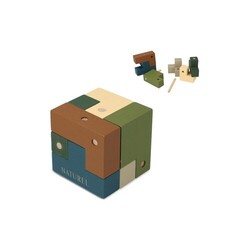 InSideOut Wooden Cube think iq puzzle