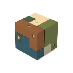 InSideOut Wooden Cube think iq puzzle