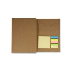 Set de papeterie en papier recyclé à trois volets