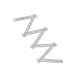 Règle pliable calibrée 1m