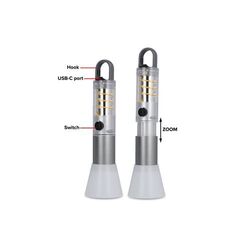 Lampe de poche multifonctionnelle en matériaux recyclés