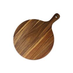 InSideOut Plat de service en bois rond, 31.5cm