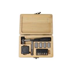 Set d'outils de 13 pièces dans une boîte en bambou