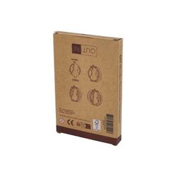 InSideOut Ornement de Noël en bois set de 3