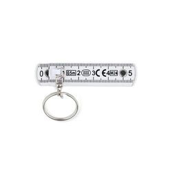 Règle calibrée pliable anneau 0,5m