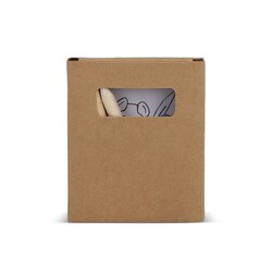 Set de coloriage de 8 pièces dans une boîte kraft