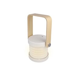 Lampe LED multifonctionnelle Coollux avec poignée en bambou