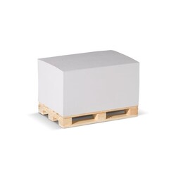 Bloc rectangulaire 12x8x6cm sur palette en bois