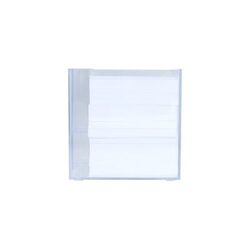 Bloc de papier 10x10x10cm dans une boîte cubique avec compartiments