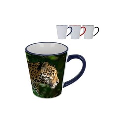 Mug subli Melbourne bord & anse colorés 300ml