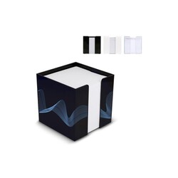 Bloc de papier dans un bac à cubes 10x10x10cm