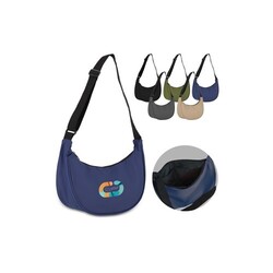 Sac à bandoulière demi-lune en R-PET 600D enduit de PU