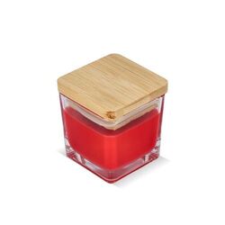 Bougie végétale Chakra dans un pot en verre