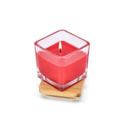 Bougie végétale Chakra dans un pot en verre