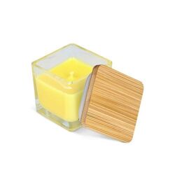 Bougie végétale Chakra dans un pot en verre