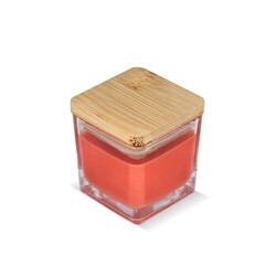 Bougie végétale Chakra dans un pot en verre