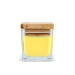 Bougie végétale Chakra dans un pot en verre