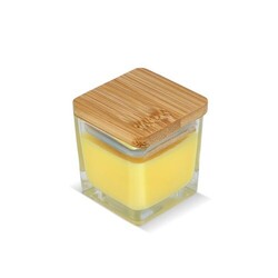 Bougie végétale Chakra dans un pot en verre