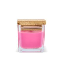 Bougie végétale Chakra dans un pot en verre