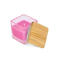 Bougie végétale Chakra dans un pot en verre