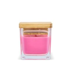 Bougie végétale Chakra dans un pot en verre