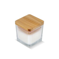 Bougie végétale Chakra dans un pot en verre