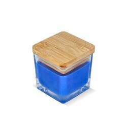 Bougie végétale Chakra dans un pot en verre