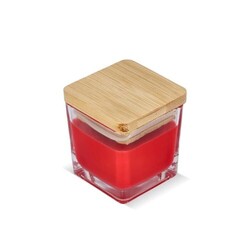 Bougie végétale Chakra dans un pot en verre