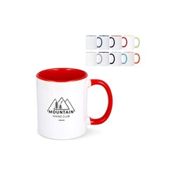 Mug subli Oslo coloré à l'intérieur & anse 300ml