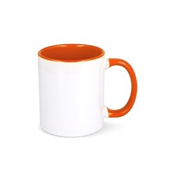 Mug subli Oslo coloré à l'intérieur & anse 300ml