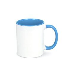 Mug subli Oslo coloré à l'intérieur & anse 300ml