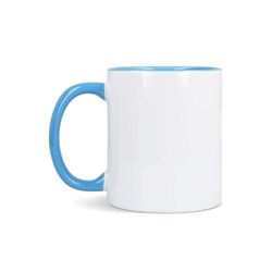 Mug subli Oslo coloré à l'intérieur & anse 300ml