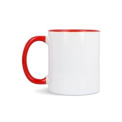 Mug subli Oslo coloré à l'intérieur & anse 300ml