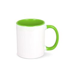 Mug subli Oslo coloré à l'intérieur & anse 300ml
