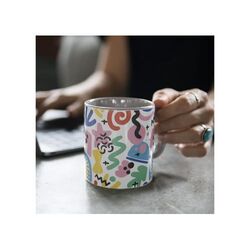 Mug subli Oslo coloré à l'intérieur & anse 300ml