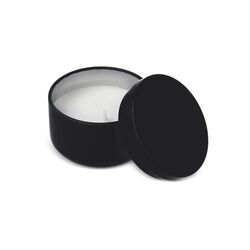 Bougie Asana non parfumée à base de plantes dans une boîte recyclée