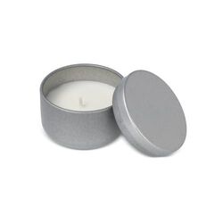 Bougie Asana non parfumée à base de plantes dans une boîte recyclée