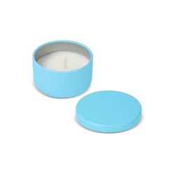 Bougie Asana non parfumée à base de plantes dans une boîte recyclée