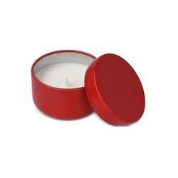 Bougie Asana non parfumée à base de plantes dans une boîte recyclée