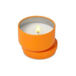 Bougie Asana non parfumée à base de plantes dans une boîte recyclée