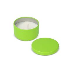 Bougie Asana non parfumée à base de plantes dans une boîte recyclée