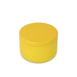 Bougie Asana non parfumée à base de plantes dans une boîte recyclée