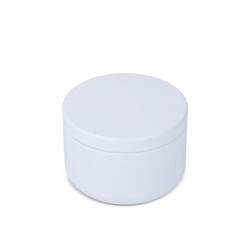 Bougie Asana non parfumée à base de plantes dans une boîte recyclée